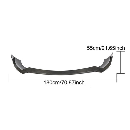 Mercedes Benz S Class W222 Pre-facelift 2014-2017 Front Bumper Lip Carbon Fiber/FRP-Ahacarbon