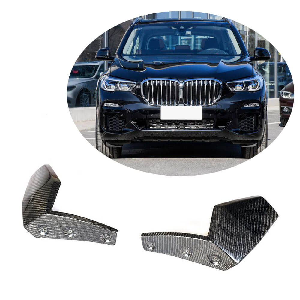 BMW X5 G05 M Sport 2019-2021 Front Bumper Splitters Carbon Fiber-Ahacarbon