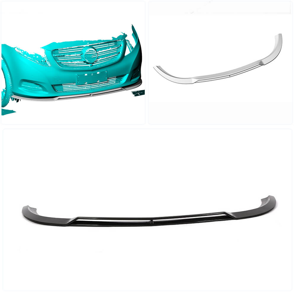 Mercedes Benz W447 Vito 2016-2019 Front Bumper Lip Carbon Fiber-Ahacarbon