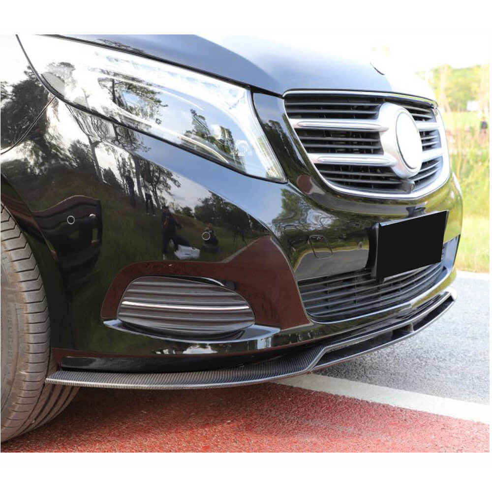 Mercedes Benz W447 Vito 2016-2019 Front Bumper Lip Carbon Fiber-Ahacarbon