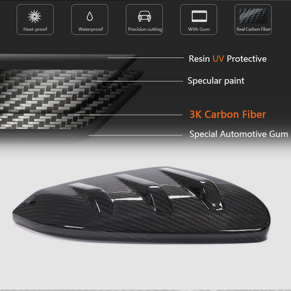 Honda Civic 10th 2016-2021 Mirror Covers Replacment Style Carbon Fiber-Ahacarbon