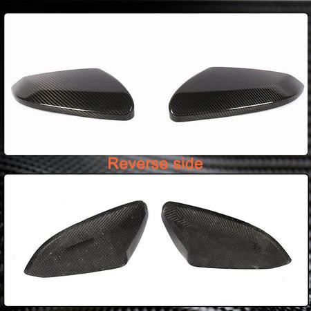 Honda Civic 10th 2016-2021 Mirror Covers Add-on Real Carbon Fiber-Ahacarbon