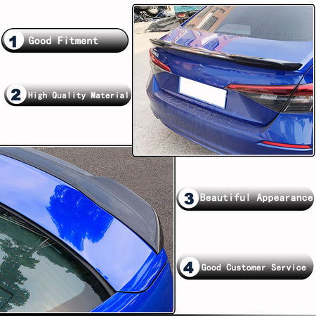 Honda Civic 11th 2022-2023 Rear Trunk Spoiler Carbon Fiber-Ahacarbon