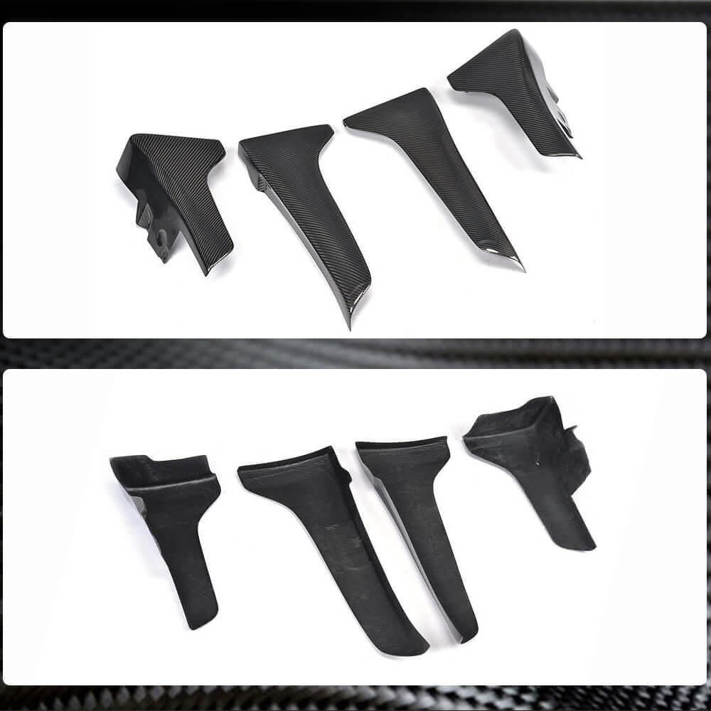 Infiniti Q50 2014-2017 Side Mudguard Mudflaps Carbon Fiber-Ahacarbon