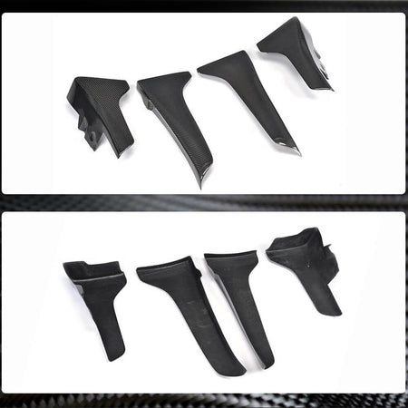 Infiniti Q50 2014-2017 Side Mudguard Mudflaps Carbon Fiber-Ahacarbon