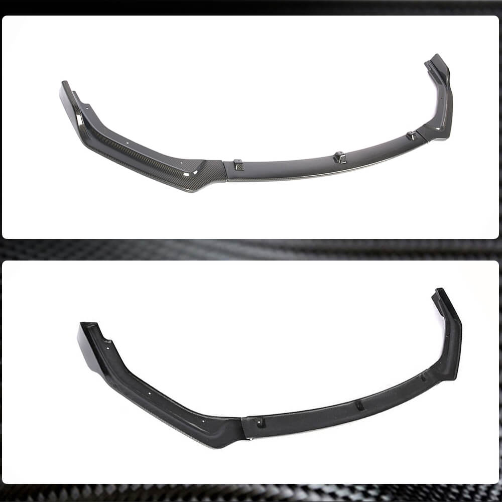 Infiniti Q50 Base 2018-2022 Front Bumper Lip Carbon Fiber-Ahacarbon