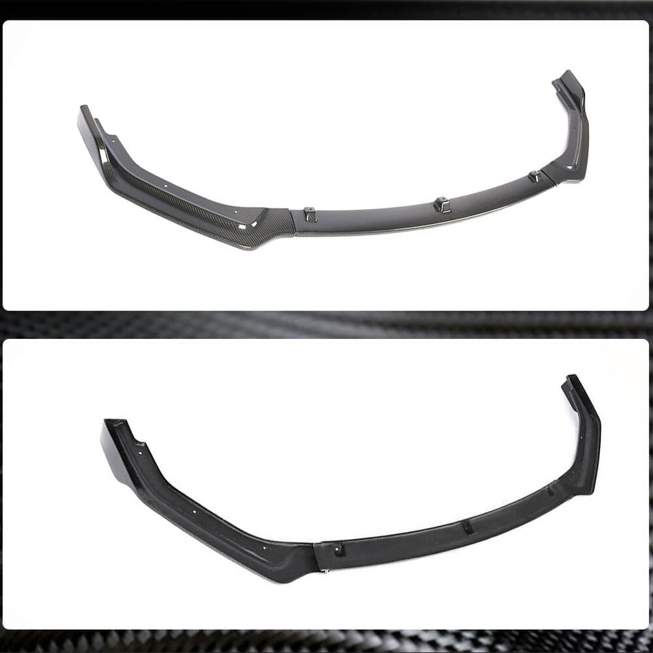 Infiniti Q50 Base 2018-2022 Front Bumper Lip Carbon Fiber-Ahacarbon