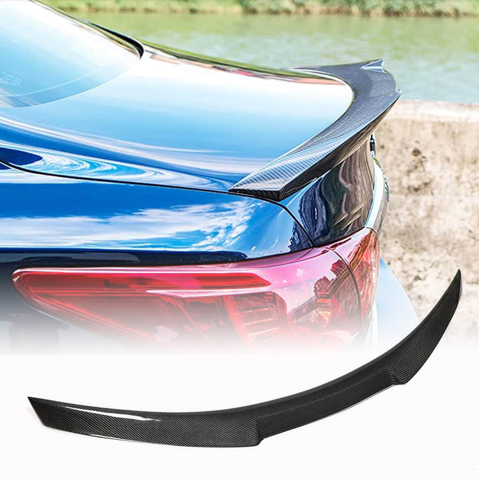Infiniti Q50 Q50S Sedan 2014-2023 Rear Trunk Spoiler Carbon Fiber-Ahacarbon
