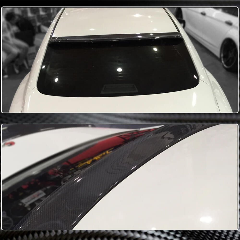 Infiniti Q50 Q50S 2014-2023 Carbon Fiber Rear Roof Spoiler-Ahacarbon