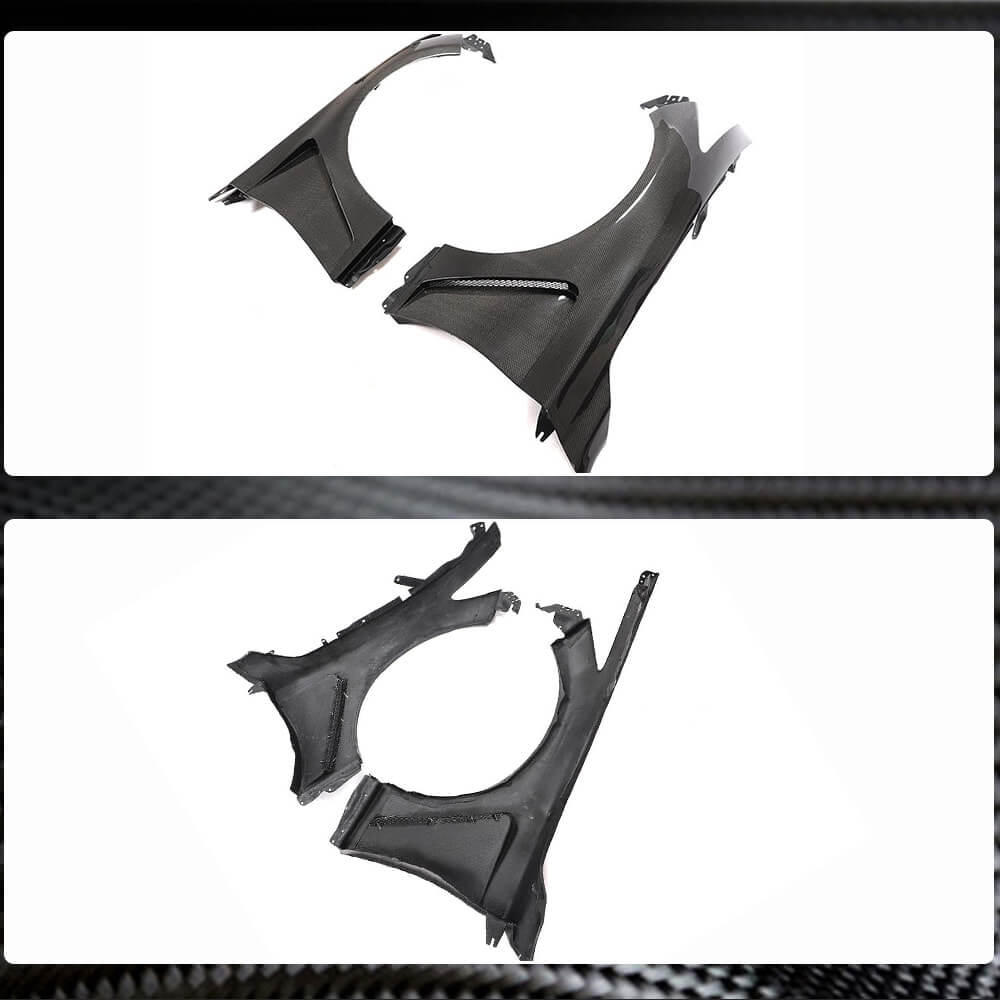 Infiniti Q50 Q50S 2014-2020 Carbon Fiber Side Door Air Fender Vents-Ahacarbon