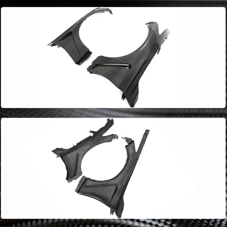 Infiniti Q50 Q50S 2014-2020 Carbon Fiber Side Door Air Fender Vents-Ahacarbon