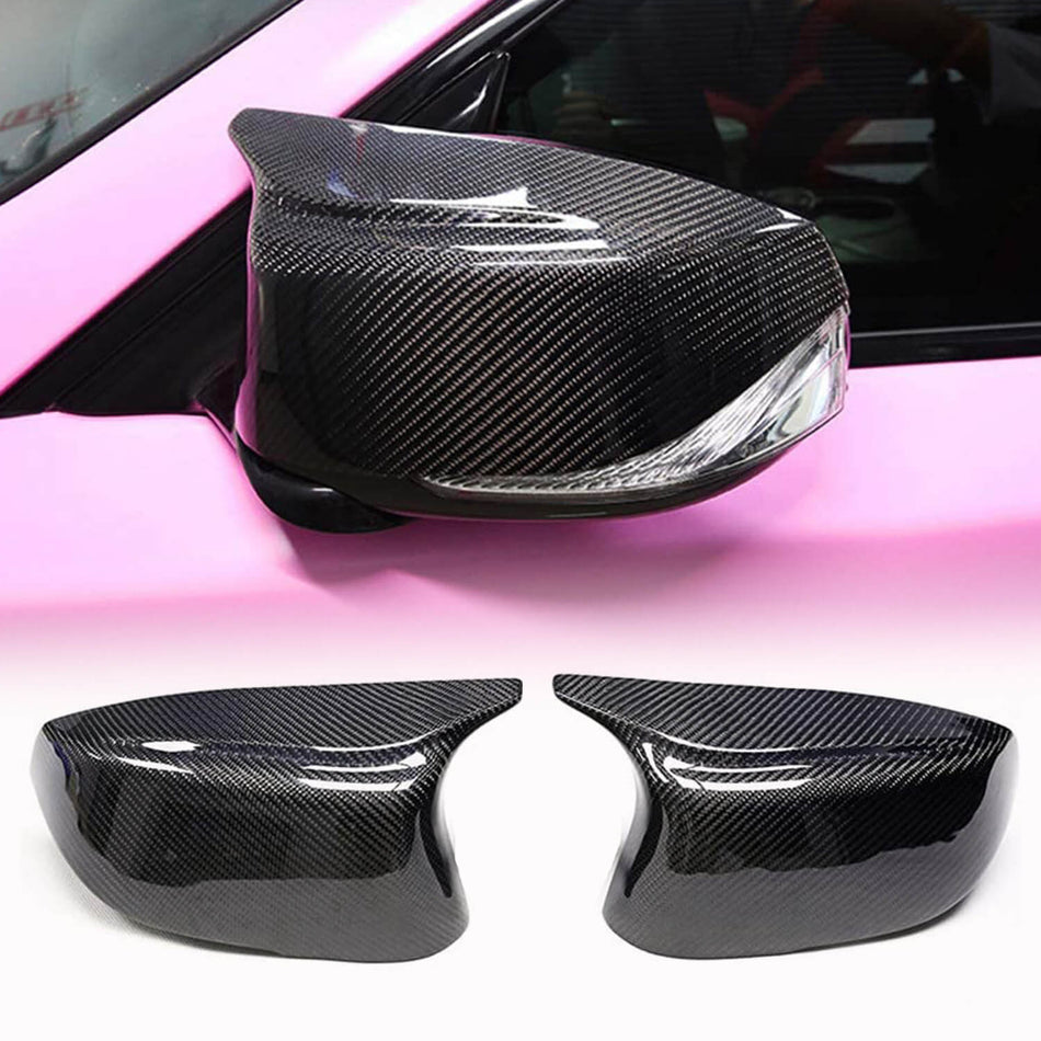 Infiniti Q50 Q60 Q70 QX30 2014-2024 Mirror Covers Replacement Style Carbon Fiber/ABS-Ahacarbon