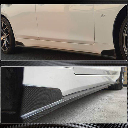 Infiniti Q50 Sedan 2014-2022 Side Skirts Carbon Fiber-Ahacarbon