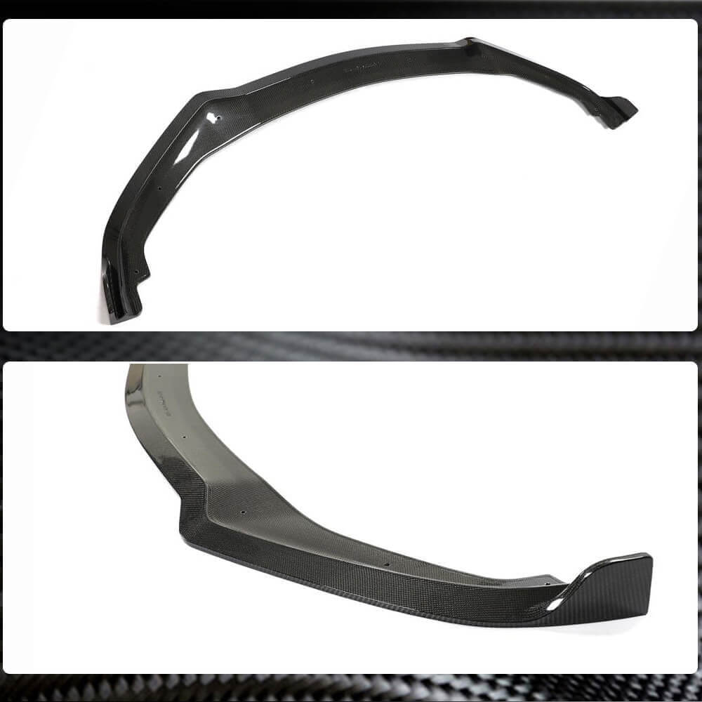 Infiniti Q60 Coupe 2-Door 2017-2022 Front Bumper Lip Carbon Fiber-Ahacarbon