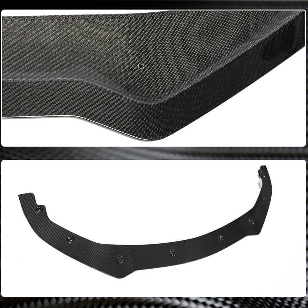 Infiniti Q60 Coupe 2-Door 2017-2022 Front Bumper Lip Carbon Fiber-Ahacarbon