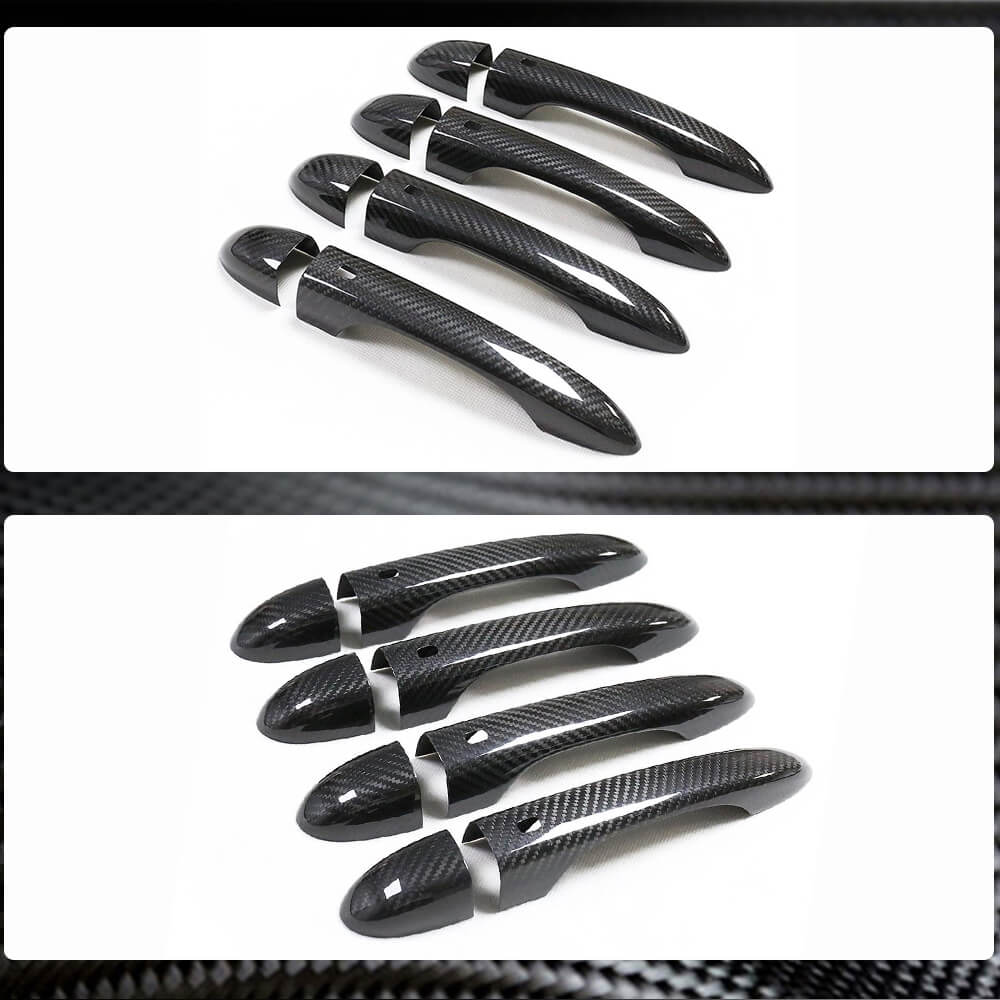 Maserati Levante 2016-2020 Door Handle Covers Dry Carbon Fiber-Ahacarbon