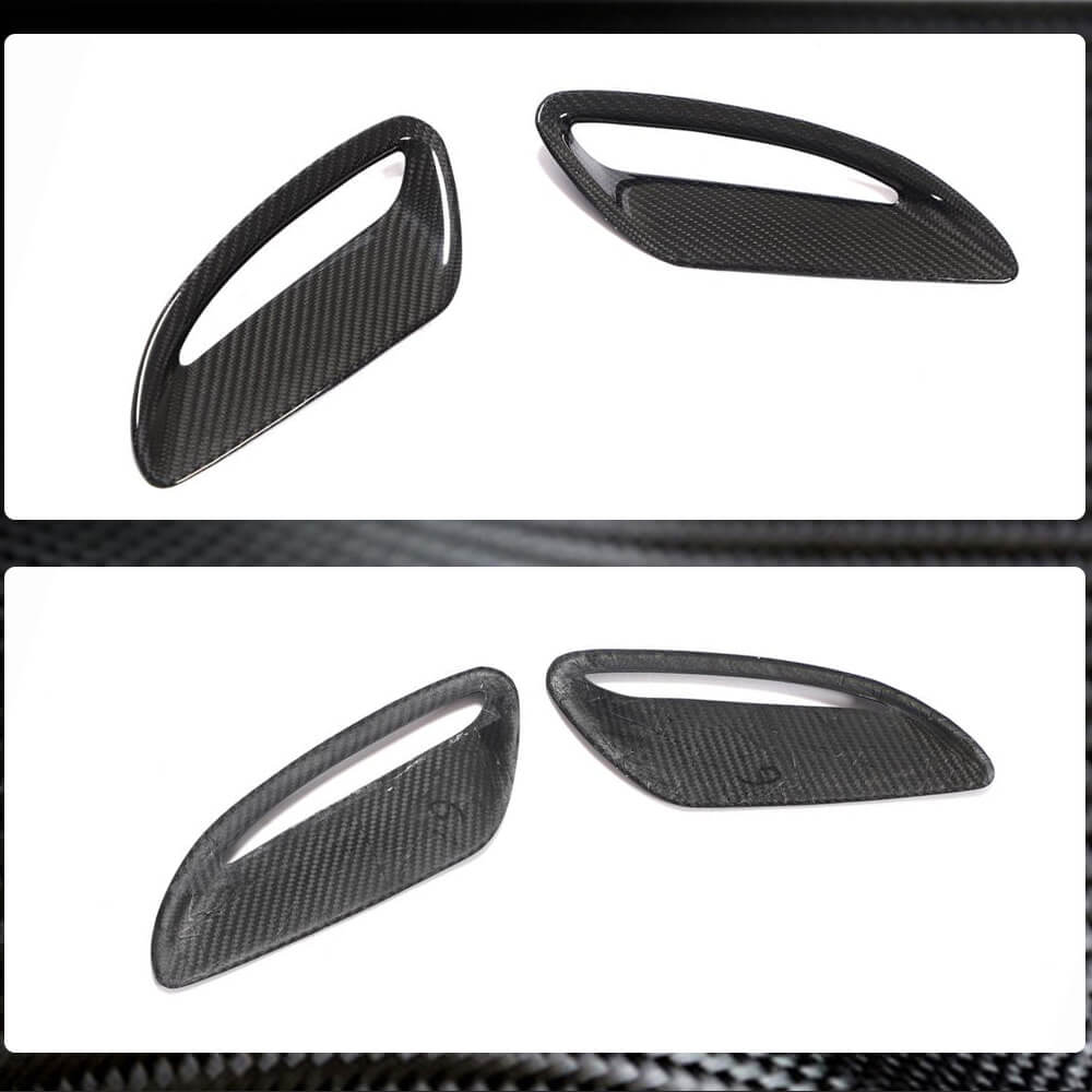 Jaguar F-TYPE 2020UP Hood Air Fender Vent Dry Carbon Fiber-Ahacarbon