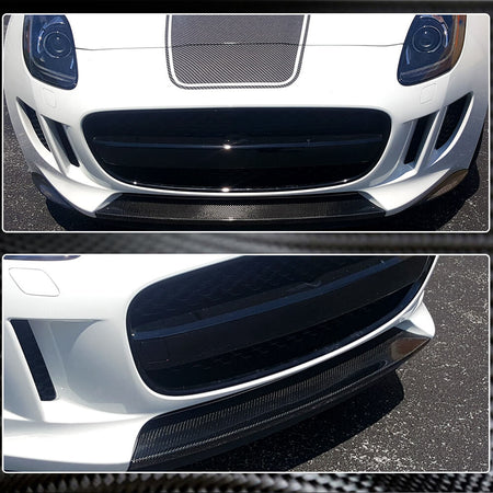 Jaguar Project 7 2013-2015 Front Bumper Lip Carbon Fiber-Ahacarbon