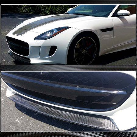 Jaguar Project 7 2013-2015 Front Bumper Lip Carbon Fiber-Ahacarbon