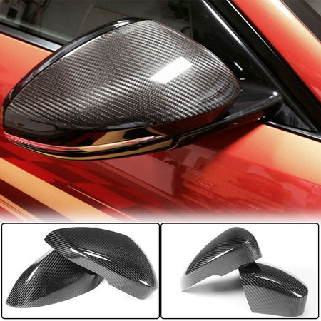 Jaguar F-TYPE 2013-2021 Mirror Covers Add-on Style Carbon Fiber-Ahacarbon