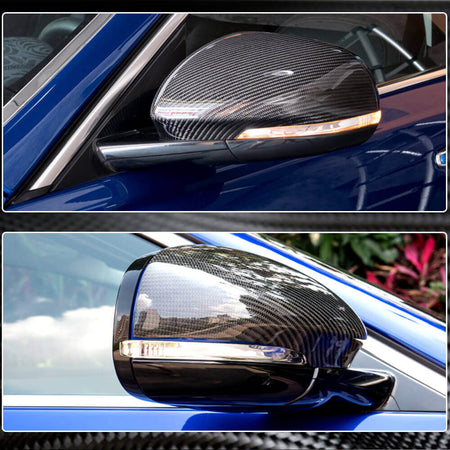 Jaguar F-TYPE 2013-2021 Mirror Covers Add-on Style Carbon Fiber-Ahacarbon