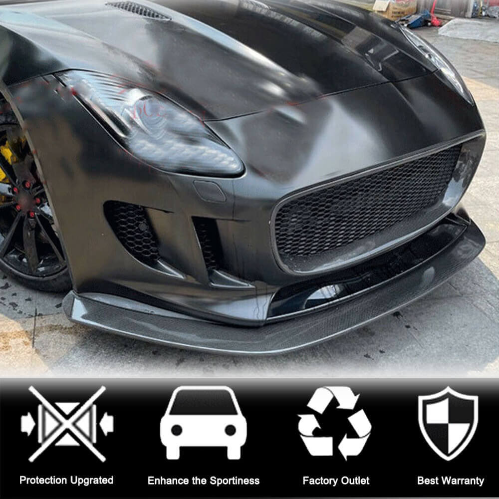 Jaguar F-type 2013-2016 Front Grille Carbon Fiber/FRP-Ahacarbon