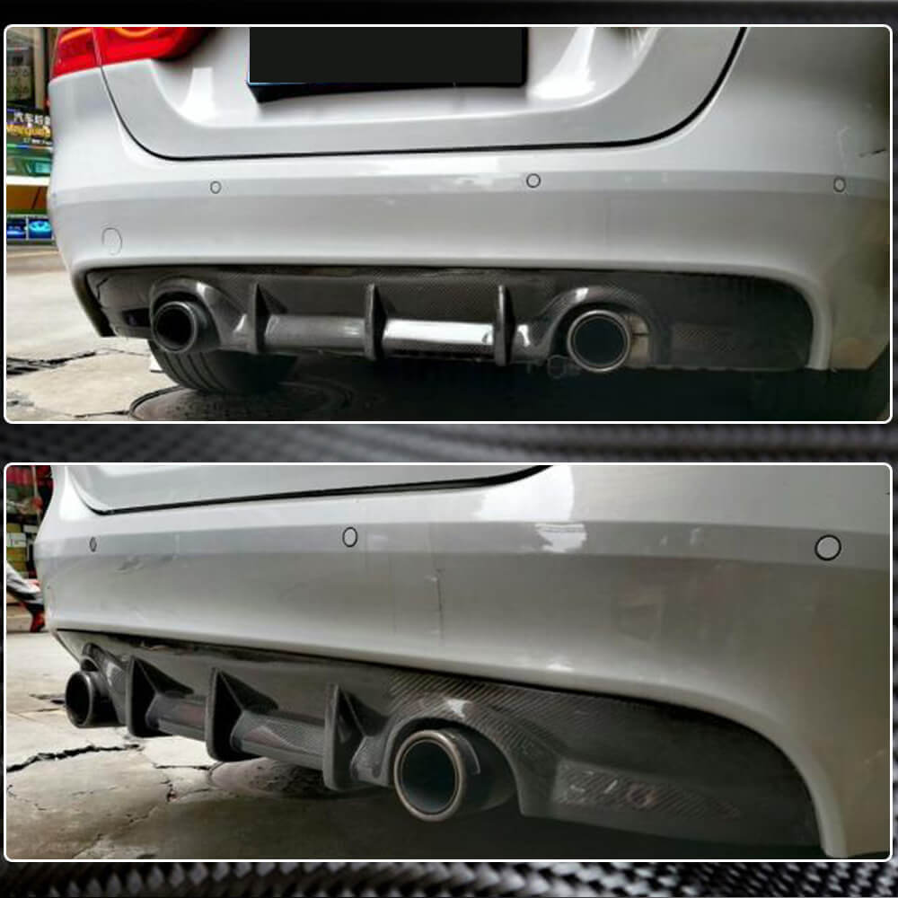 Jaguar XE X760 Sedan 2015-2019 Rear Bumper Diffuser Carbon Fiber-Ahacarbon