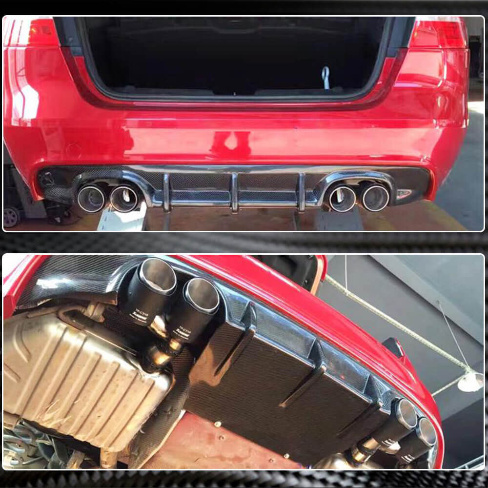 Jaguar XE X760 Sedan 2015-2019 Rear Bumper Diffuser Carbon Fiber-Ahacarbon