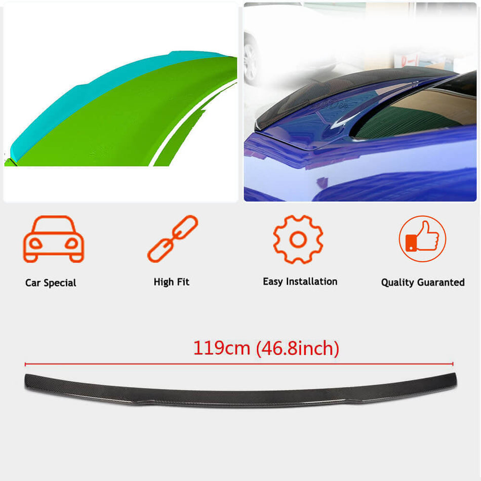 Jaguar XE X760 2015-2019 Rear Trunk Spoiler Carbon Fiber-Ahacarbon