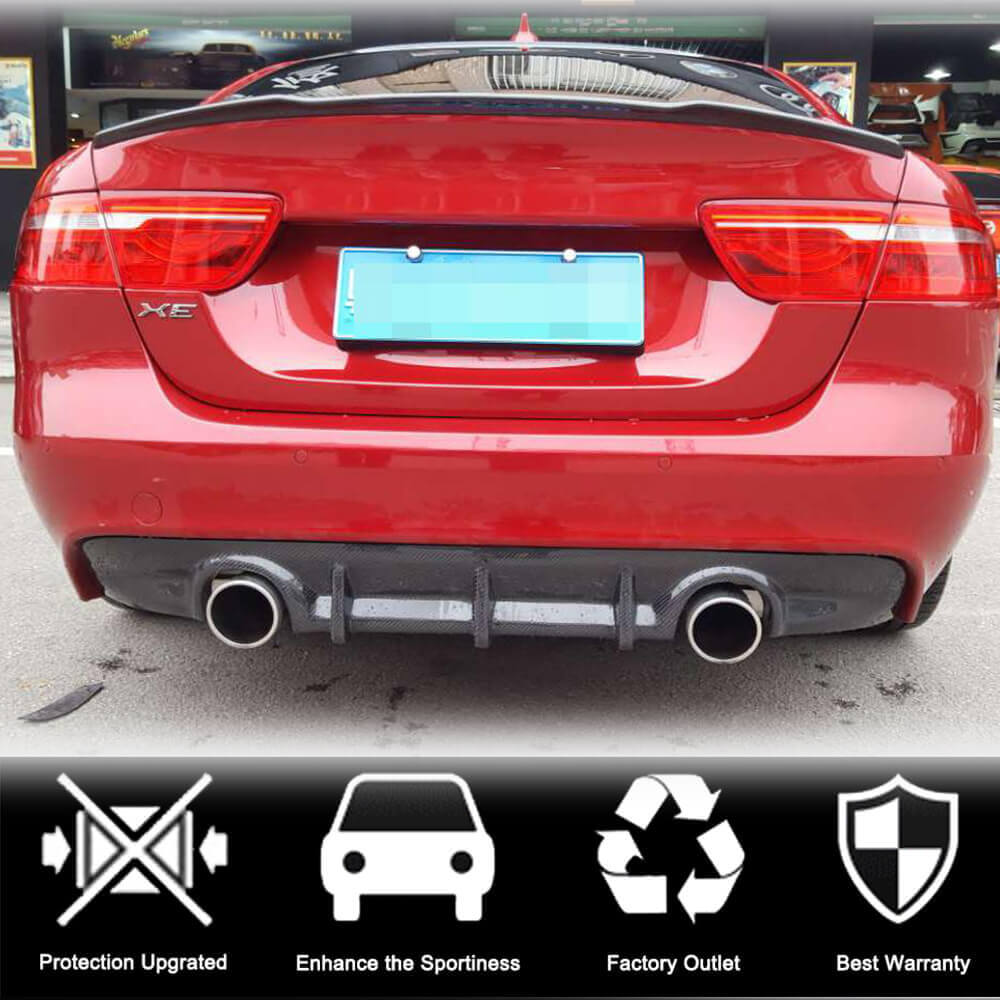 Jaguar XE X760 2015-2019 Rear Trunk Spoiler Carbon Fiber-Ahacarbon