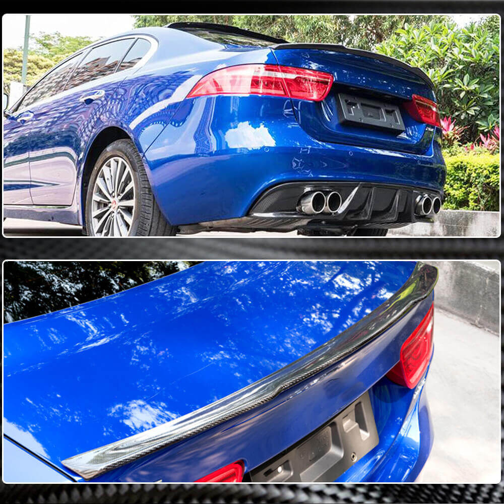 Jaguar XE X760 2015-2019 Rear Trunk Spoiler Carbon Fiber-Ahacarbon