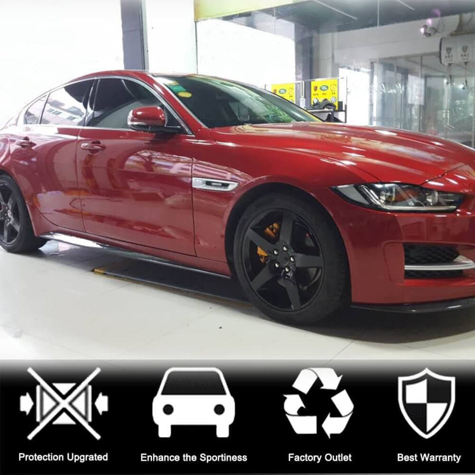 Jaguar XE X760 2015-2019 Side Skirts Carbon Fiber-Ahacarbon