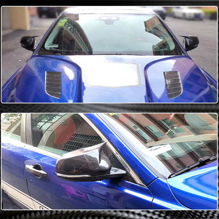 Jaguar XE/XF/XJ/XK Mirror Covers Replacement Carbon Fiber-Ahacarbon