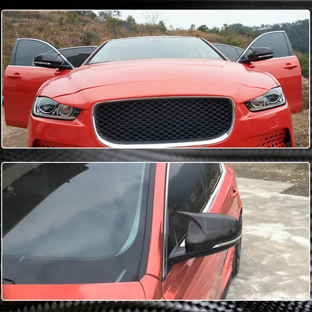 Jaguar XE/XF/XJ/XK Mirror Covers Replacement Carbon Fiber-Ahacarbon