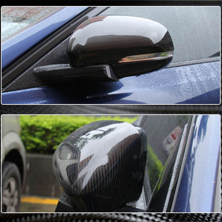 Jaguar XE/XF/XJ/XK Mirror Covers Pair Carbon Fiber-Ahacarbon
