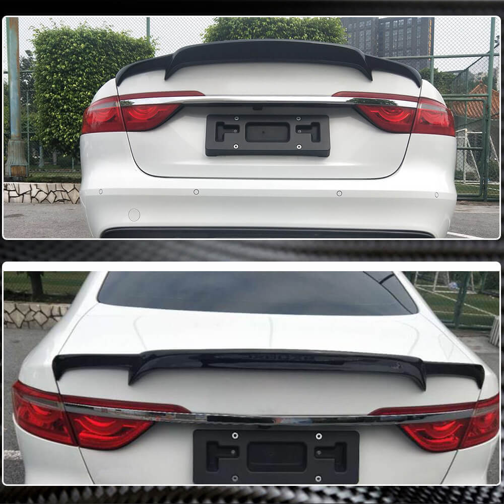 Jaguar XF X260 Sedan 2016-2020 Rear Trunk Spoiler Carbon Fiber-Ahacarbon
