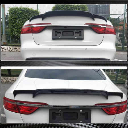 Jaguar XF X260 Sedan 2016-2020 Rear Trunk Spoiler Carbon Fiber-Ahacarbon