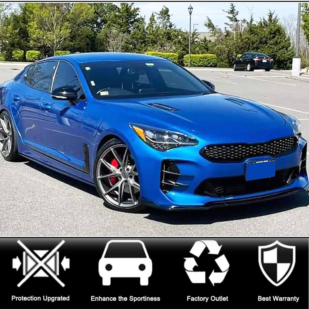 Kia Stinger 2018-2023 Dry Carbon Fiber Mirror Covers Add-on-Ahacarbon