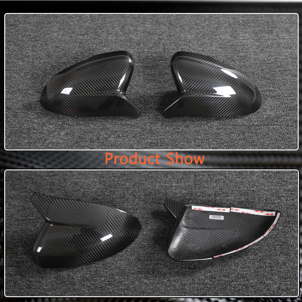 Kia Stinger 2018-2023 Dry Carbon Fiber Mirror Covers Add-on-Ahacarbon