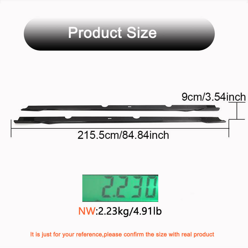 Kia Stinger 2018-2023 Side Skirts Carbon Fiber/FRP-Ahacarbon