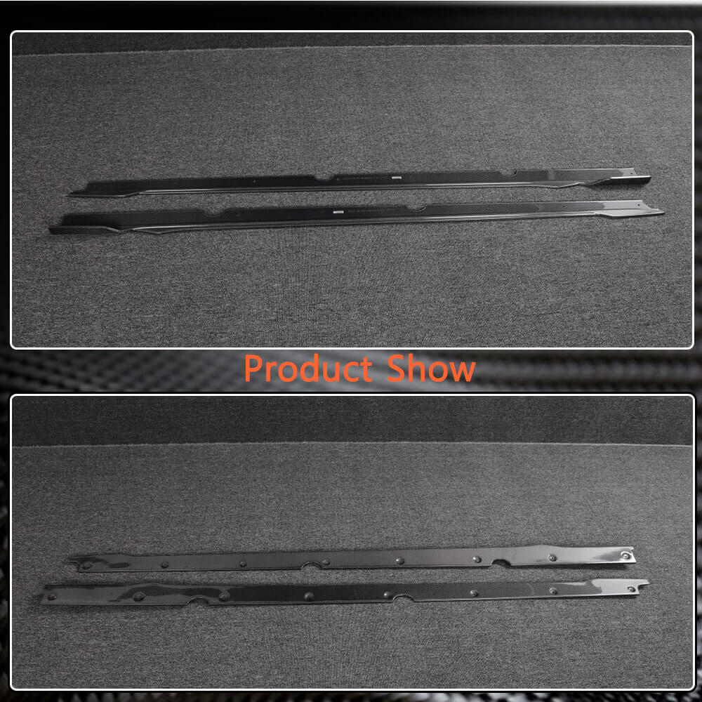 Kia Stinger 2018-2023 Side Skirts Carbon Fiber/FRP-Ahacarbon