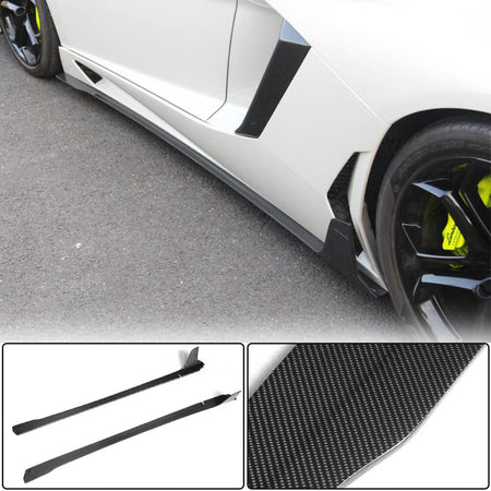 Lamborghini Aventador LP700-4 2011-2016 Side Skirts Carbon Fiber-Ahacarbon