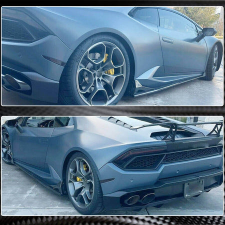Lamborghini Huracan LP580-2 LP610-4 LP580-2 2014-2018 Side Skirts Carbon Fiber-Ahacarbon