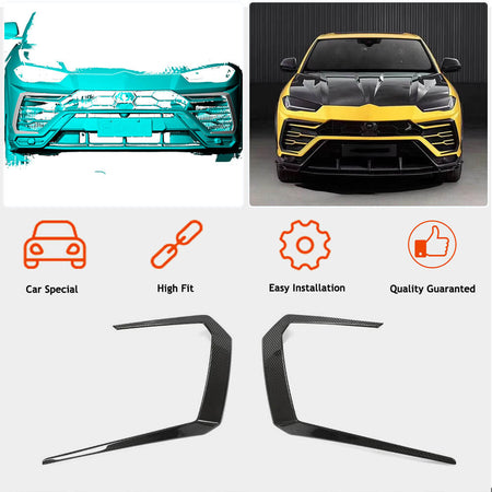 Lamborghini Urus Sport Utility 2018-2022 Front Bumper Splitters Dry Carbon Fiber-Ahacarbon