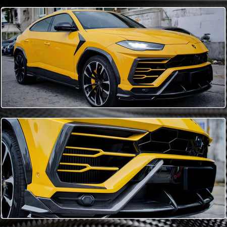 Lamborghini Urus Sport Utility 2018-2022 Front Bumper Splitters Dry Carbon Fiber-Ahacarbon