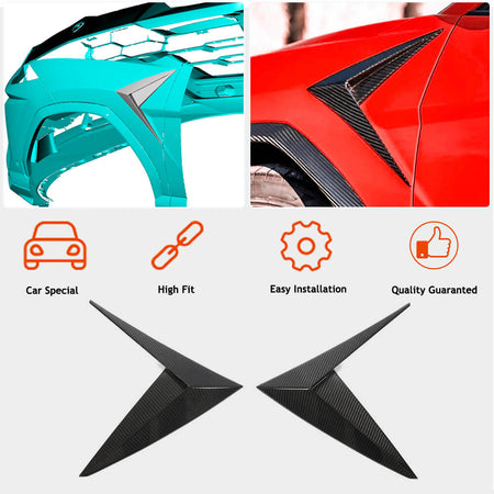 Lamborghini Urus 2018-2022 Side Air Fender Vents Dry Carbon Fiber-Ahacarbon