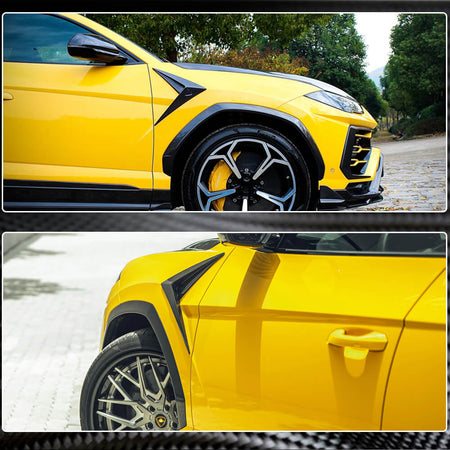 Lamborghini Urus 2018-2022 Side Air Fender Vents Dry Carbon Fiber-Ahacarbon