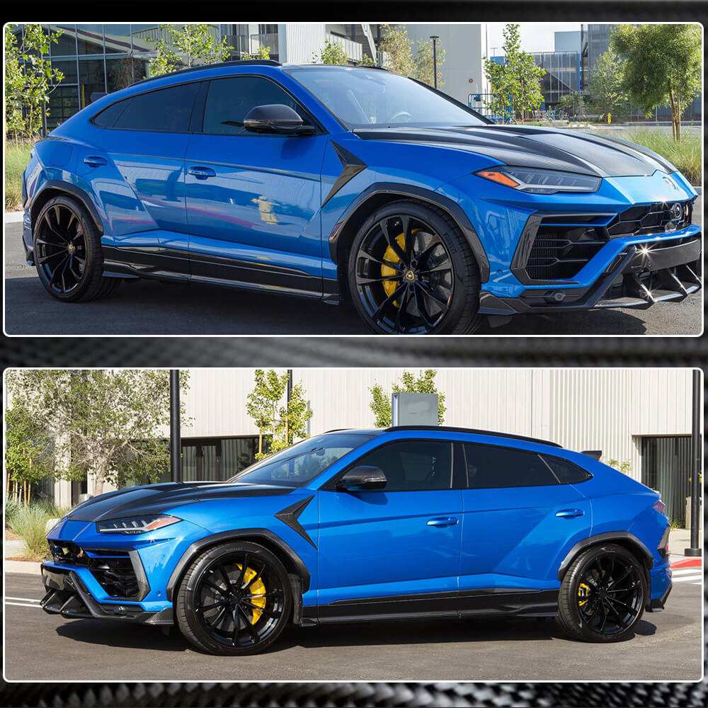 Lamborghini Urus 2018-2022 Side Air Fender Vents Dry Carbon Fiber-Ahacarbon