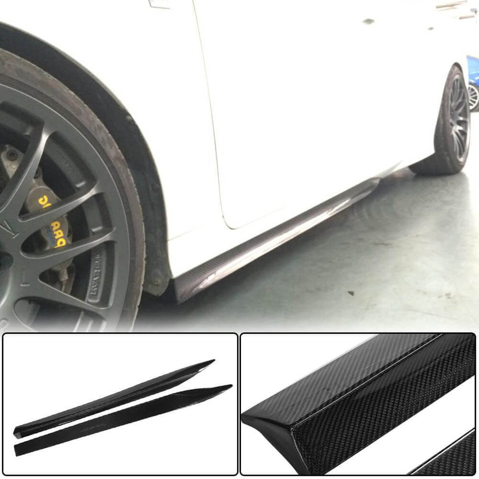 Lexus GS GS350 2012-2015 Side Skirts Carbon Fiber-Ahacarbon