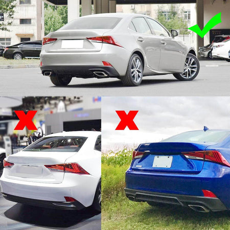 Lexus IS300 IS350 Base/F Sport 2017-2020 Rear Bumper Diffuser Carbon Fiber-Ahacarbon